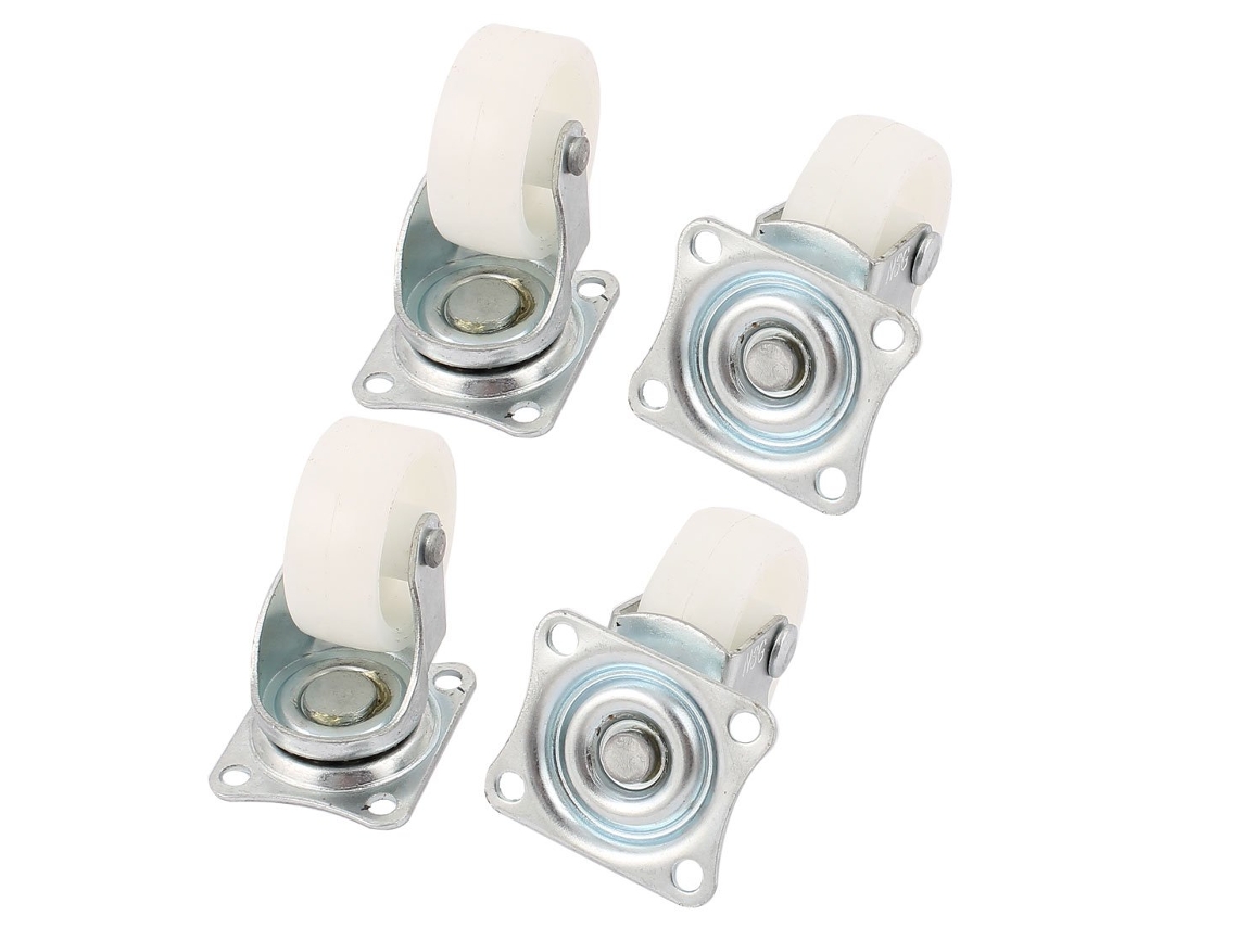 P De 1,5" Para Cadeira De Escritório Aexit Furniture, (4 Unidades), Aço, Giratórios
