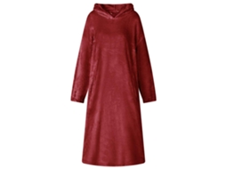 Vidaxl Sweatshirt Manta Vermelho Bordeaux L Flanela