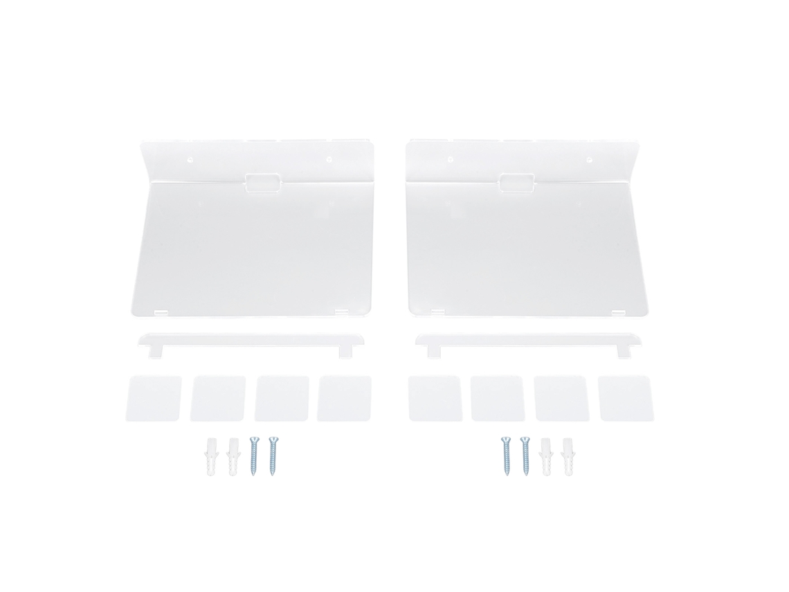 2pcs Prateleira de Parede Flutuante de Acrílico S/MARCA