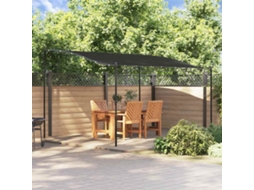 Vidaxl Toldo 4x3 M 180 G/m² Tecido E Aço Antracite