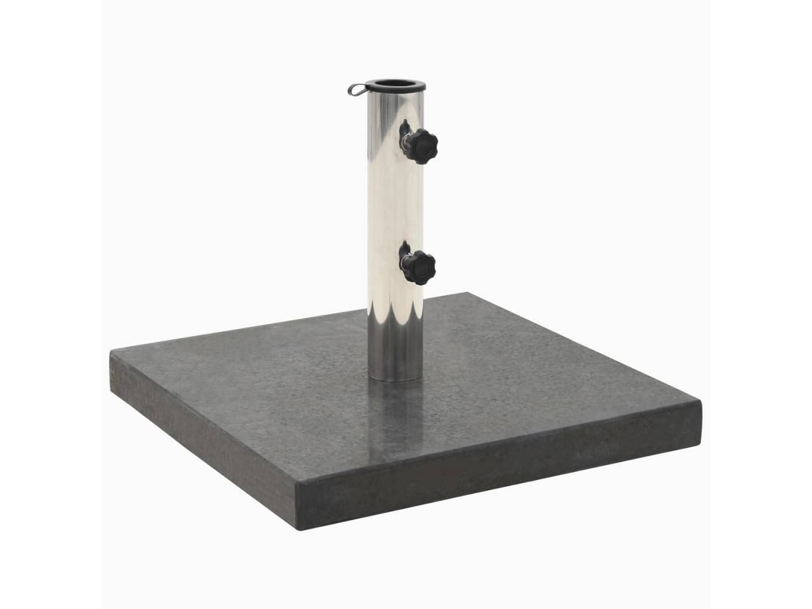 Parasol Base, Parasol Bases Vidaxl Preto Granito (n/a)