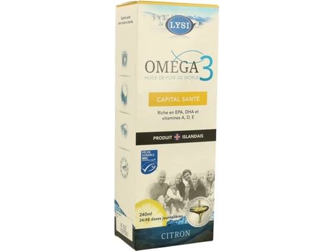 Suplemento Alimentar LYSI Capital De Saúde Omega (240 ml)