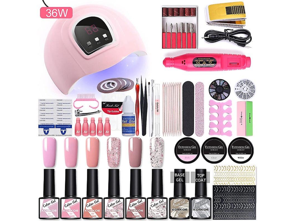 Conjunto De Manicure E Secador De Unhas Com Lâmpada Led Ly Ebike