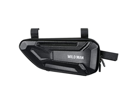 WILDMAN Bolsa Bicicleta 1 5L Revestimento Antichoque Fixações Velcro Xt4 Preto