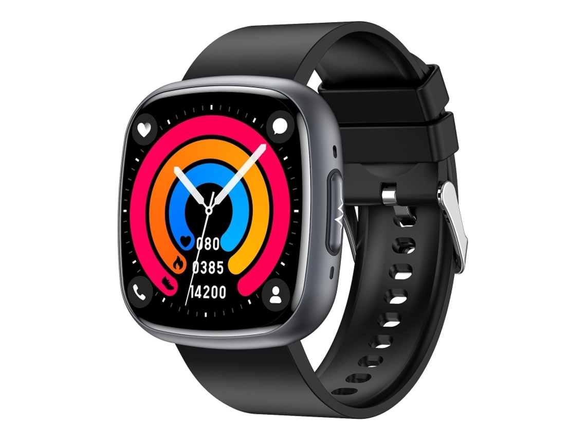(preto) Smartwatch Com Tela Quadrada Ips De 1,75 Polegadas, Monitoramento De Ecg/glicemia