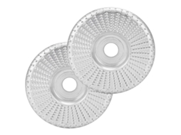 2 Peças Disco De Lixa Para Usinagem Roda De Esmeril Aço Carbono C45 Prata Para Amoladora Angular
