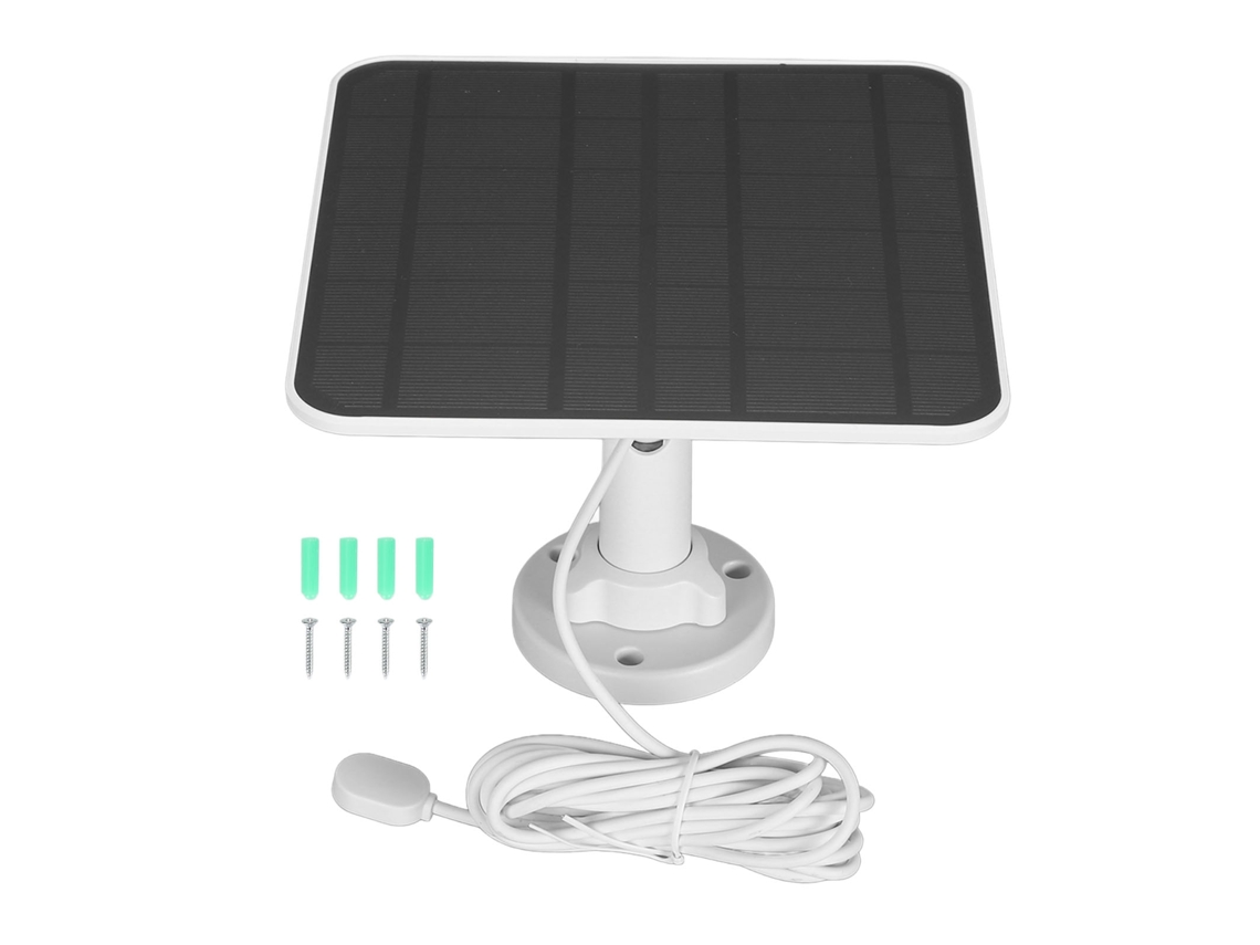 Carregador Solar 12w Para Câmeras Arlo Ip65 Branco