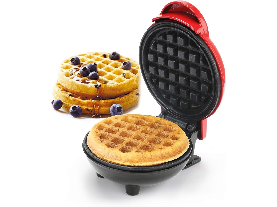 Mini Máquina De Waffles, 4, 80 X 3, 46 Cm, Aço Inoxidável, 350 W, Para Uso Doméstico