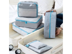 Organizador de Bolsa BRILVIBERA com 2 Unidades, Feltro, Bege