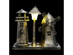 Luminária Noturna Vintage Cm de Metal para Escritório. SFUSHOS