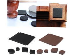 Luxshiny Almofadas Protetoras Antiderrapantes De Feltro Preto 130x 3mm, Autoadesivas E Fáceis De Usar Para Pés Móveis