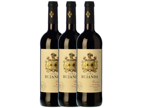 Vinho BUJANDA Bujanda Tempranillo Rioja Reserva (0.75 L - 3 unidades)