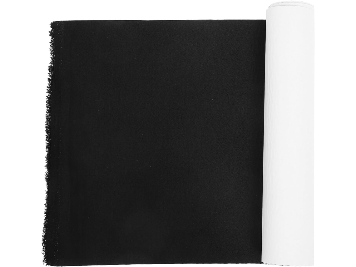 Tecido De Linho Preto Autoadesivo Pré- Cortado Para Encadernação, Capa Protetora Faça Você Mesmo Álbuns,