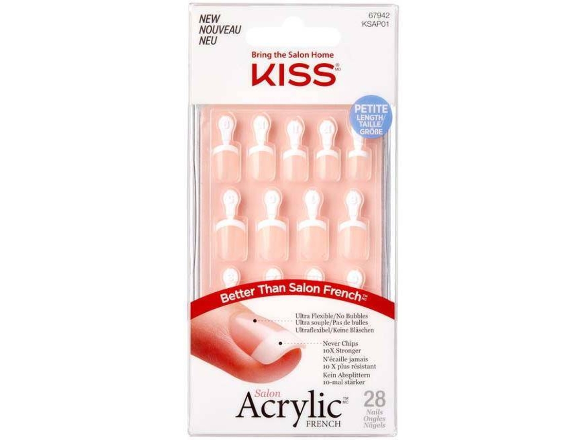 Unhas Postiças KISS Salon Acrylic Fn Kit -Crush Hour Ki
