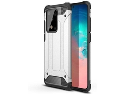 Capa Samsung Galaxy S20 Plus LMOBILE Antichoque Prateado