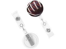 Suporte Retrátil Crachá, Suporte Retráteis Crachá Reforçado, Cordas Crachá Futebol Americano, Suporte Crachá