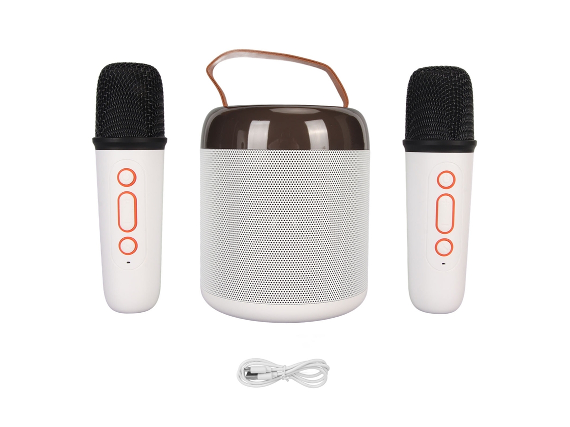 Lurelia Máquina De Karaoke Bluetooth 5.3, Design Sem Fios, Com Microfone, Som Estéreo Com Graves