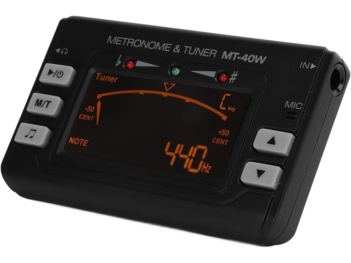 Metrônomo-afinador, Instrumento Lcd Com 3 Modos De Microfone E Indicador