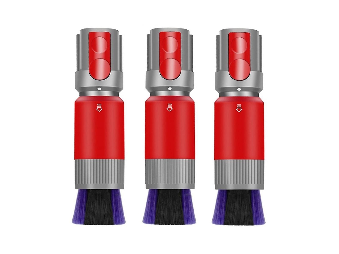 Acessórios de Aspirador Pacote com 3 cabeças de sucção universais para V7 V8 V10 V11 V15 sem marcação escova macia para remoção de poeira