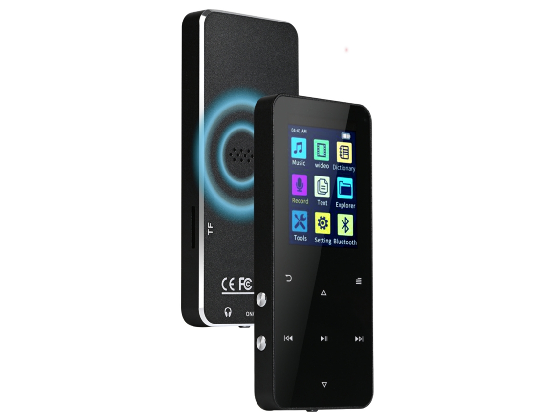 Leitor De Mp3 Portátil De 128 Gb Com Bluetooth, Sistema Hifi E Conectividade Bluetooth.