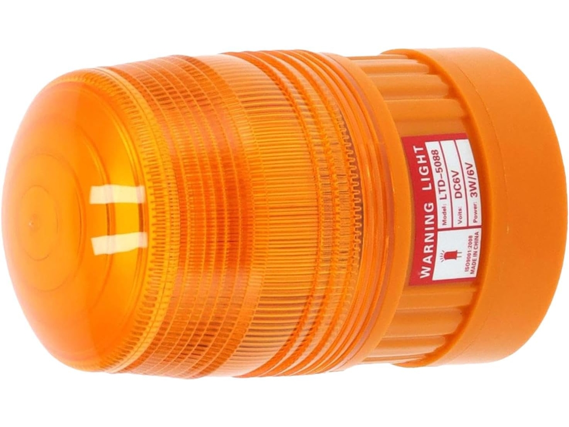 Luz Led Âmbar Portátil Sem Fio Com Efeito Intermitente