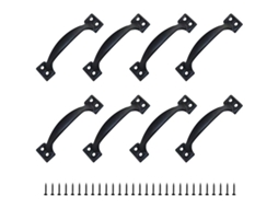 Puxadores Para Móveis, /maçanetas Rústicas Em Liga De Zinco Com Espaçamento Entre Furos Para Cozinha, Porta De Celeiro, Jardim, Galpão (120 Mm)