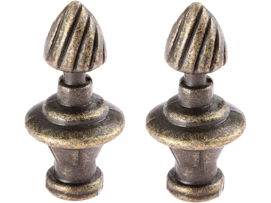 Conjunto De 2 Puxadores Para Móveis Em Bronze Antigo, 31x 15mm, Para Portas E Armários