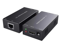 Extensor Hdmi Rj45 Sobre Ethernet Estende 50m/165ft Cat5e Cat6 Cat 7 1080p Hd Cabo de Suporte Edid Função de Aprendizagem e Fonte Única Yizhood
