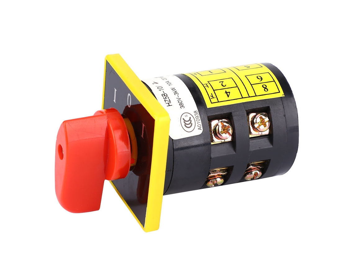 Interruptor Rotativo De Combinação Laxiscreed Para Som, 380v, 10a, Troca De Modo Fácil