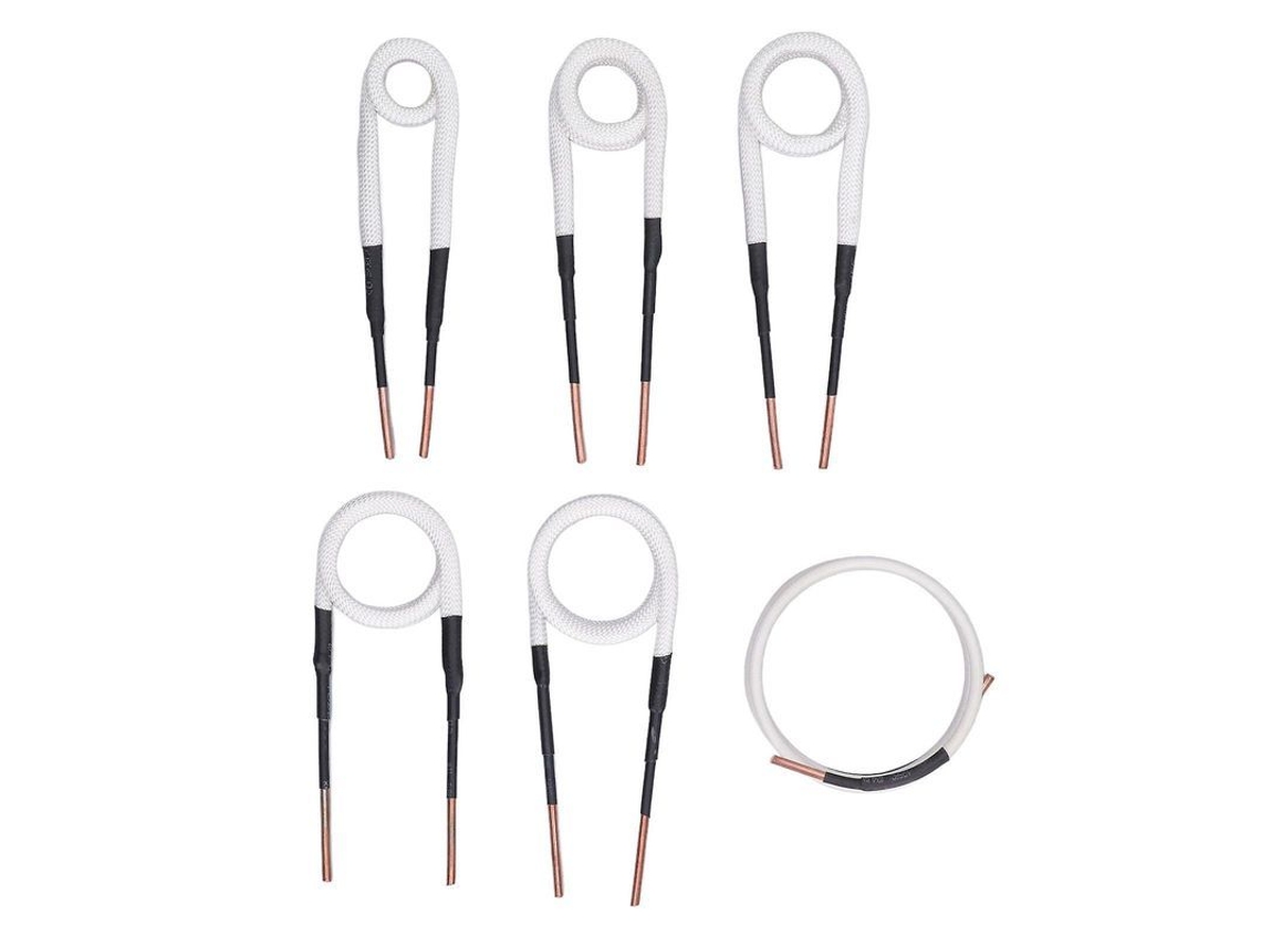 Kit De 6 Bobinas Para Aquecedor Por Indução Com Núcleo De Latão 3mm, Forma Livre E Caixa De Armazenamento