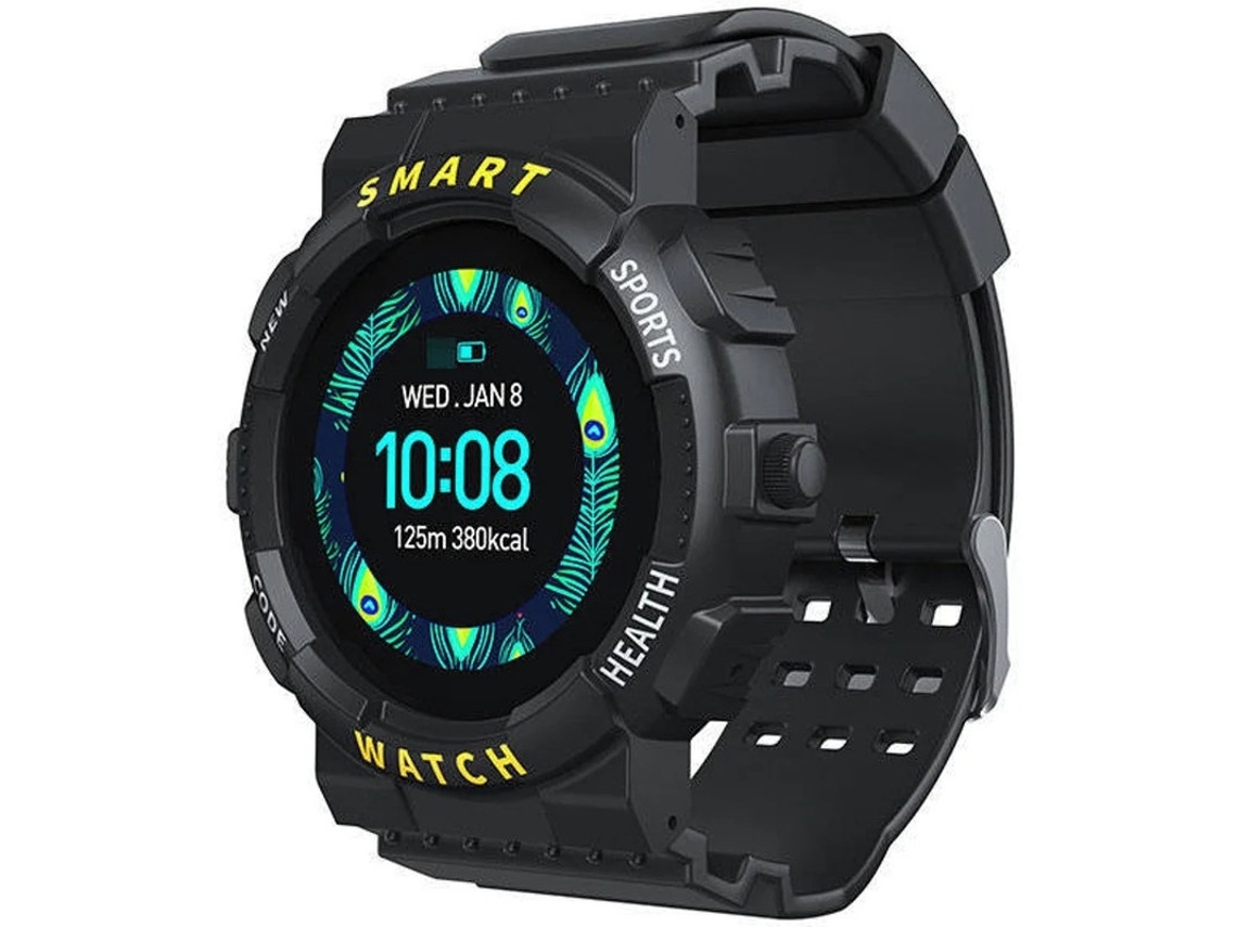 Relógio Esportivo Inteligente Para Android E Ios Ip67 Água Resistente Homens Mulheres Monitor De Sono Tela Toque 30 Dias Standby Yizhood (preto)