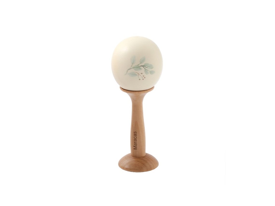 Brinquedo de Madeira com Música Relaxante para Bebês e Desenvolvimento Infantil.instrumento Musical de Esquilo, Maracas de Folha CHENNNLS