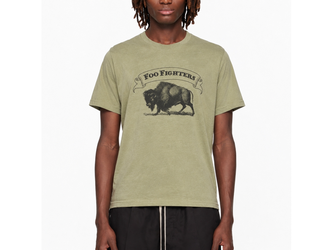 Foo Fighters Buffalo Banner T-shirt Unisex Adults Size:xxxl