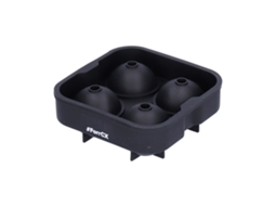 Laxiscreed Molde De Cubos De Gelo De Silicone Com 4 Compartimentos Antiaderrente