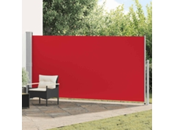 Vidaxl Toldo Lateral Retrátil 160 X 500 Cm Vermelho