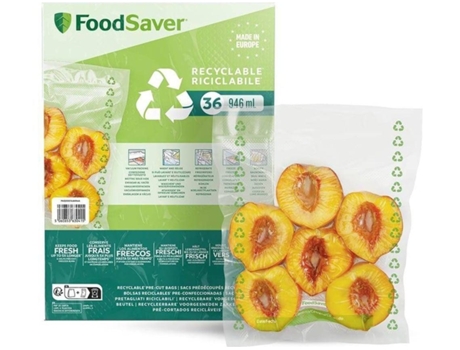 36 BOLSAS PEQUENAS FOODSAVER FSBE4802X-0 (Outlet Caixa Aberta)