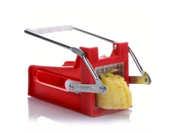 Cortador de Batatas Fritas em Aço Inoxidável, Utensílio de Cozinha Ecológico MDUG