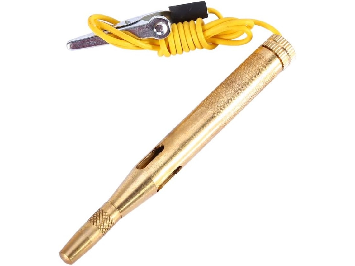 Caneta De Teste De Tensão Elétrica, Com Cabo, Com Pinça Jacaré, Teste De Continuidade