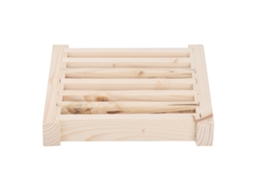 Grade de Ventilação para Sauna em Madeira com Lamas e Painel com Primerox