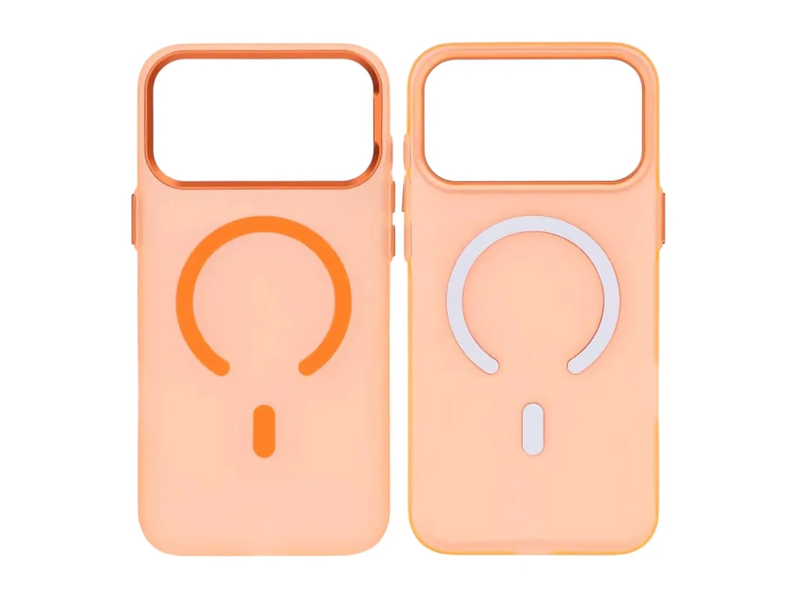 Capa Para Celular Com Proteção Para A Câmera Para Iphone 17 Pro - Laranja
