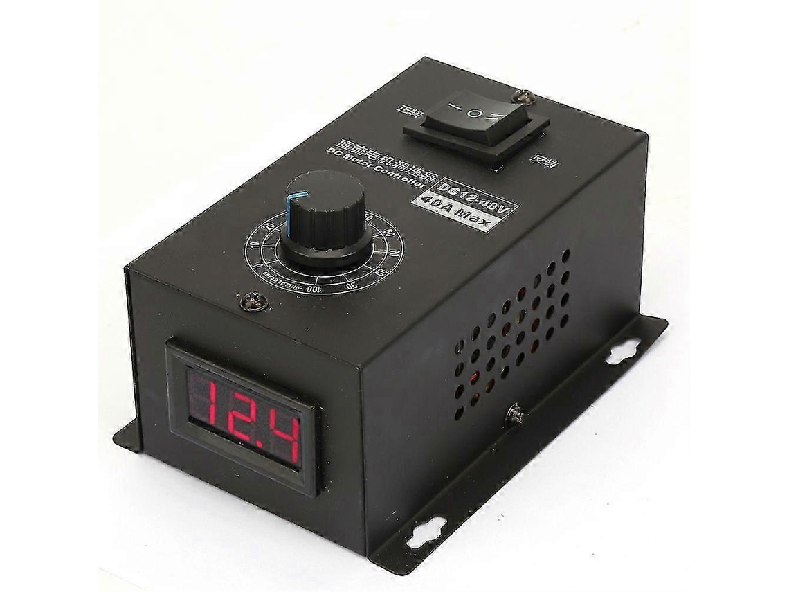 Dc 12v~48v 40a Brush Motor Governor Speed Control Module Electric Controller