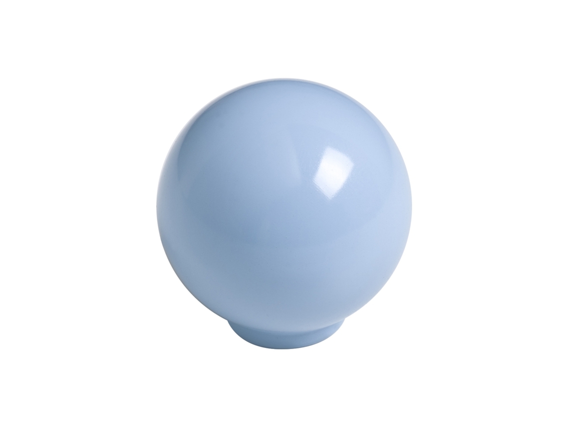 Puxador HARDWAREXCHANGE Bola ABS, 24mm, azul bebê brilhante, pacote de 75