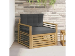 Vidaxl Sofá Exterior Poliéster Branco