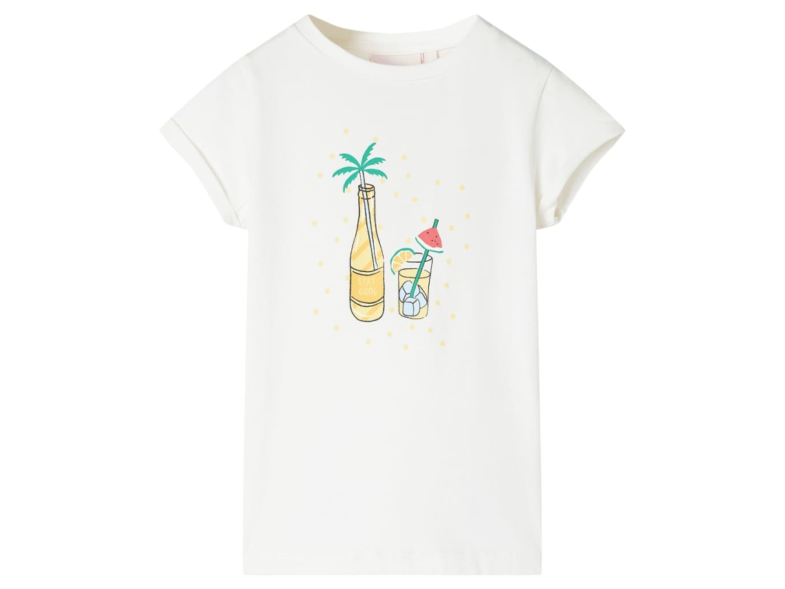 T-shirt Infantil Cor Cru 128