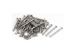 Parafusos Chicago de Metal para Encadernação de Carteiras de Scrapbook M5 X 70mm, 50 Unidades CHABERLU