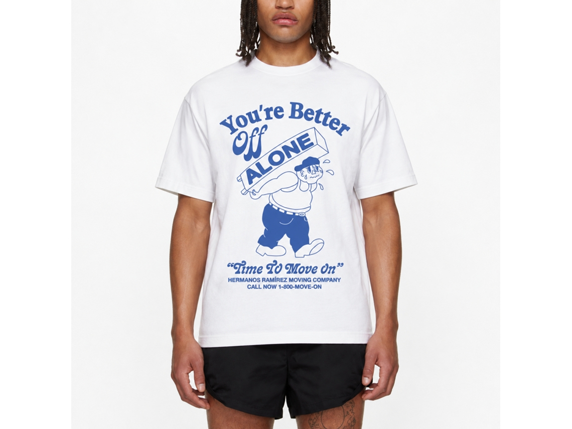 Camiseta Rockinstone "You're Better Of Alone" Supernormal - Estilo de Designer Exclusivo