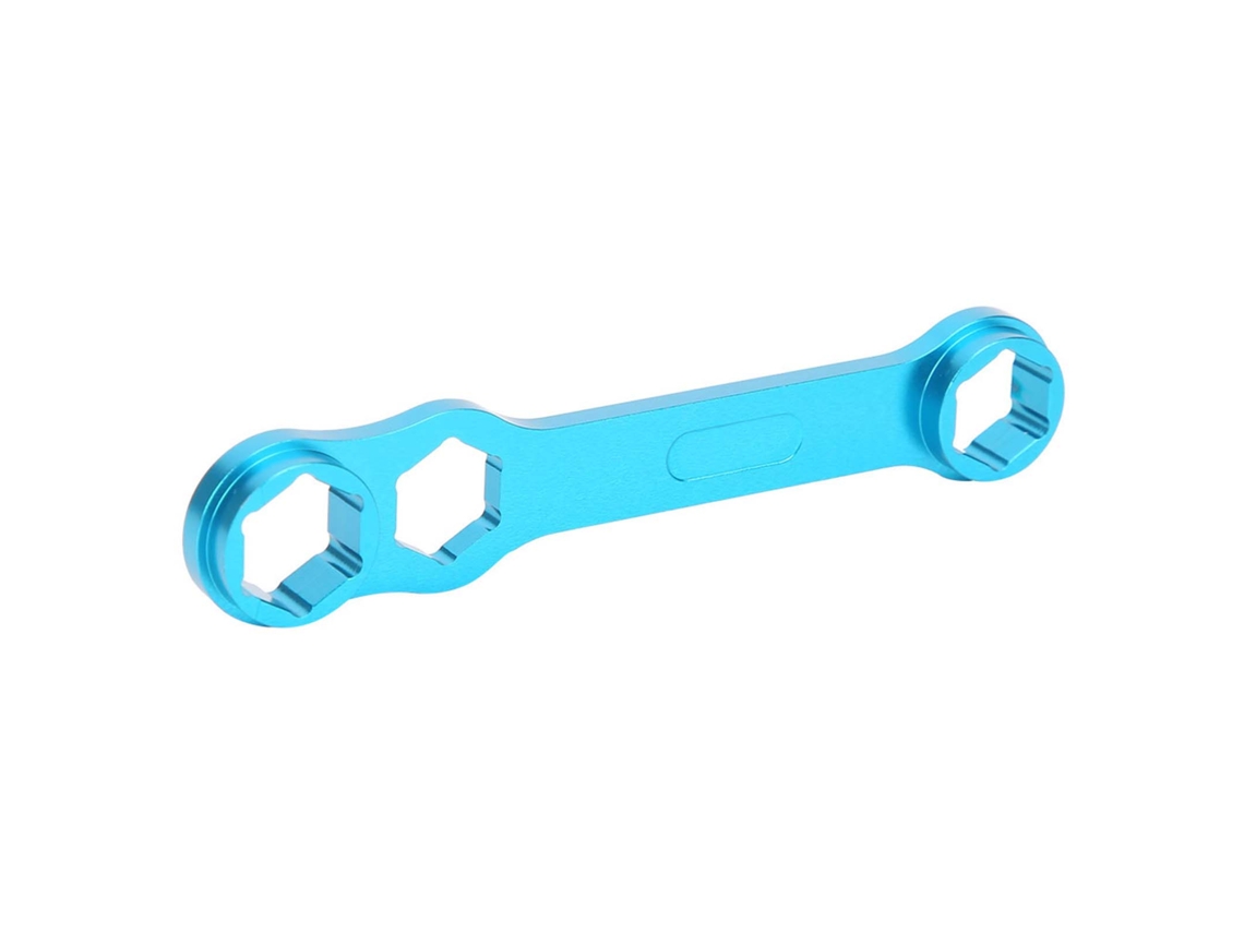 Chave de Reel de Pesca Diy Alumínio Azul