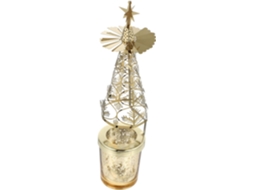 Decorações De Noël Para Bougeoirs Bougeoir Forme De Sapin Porte Bougie Rotatif Décoration De Fête Gokoco