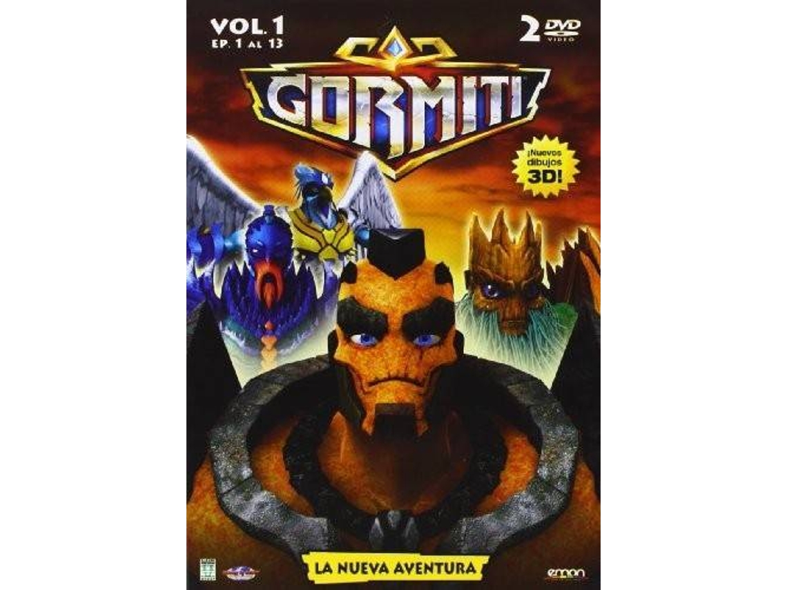 DVD Gormiti - Temporada 3, Parte 1 (Edição em Espanhol)