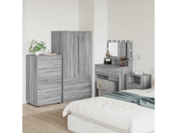 Vidaxl Gabinetes De Armazenamento 60 X 48 X 105 Cm Cinza Sonoma